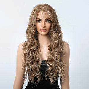 Mixed Blonde Curly 13x6 Lace Front Wig - MARKETPLACE