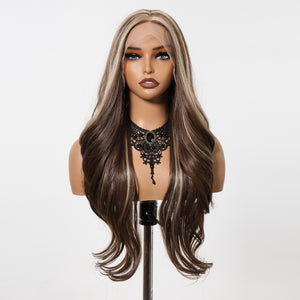Mixed Brown Dark Ombre 13x6 Lace Front Wig - MARKETPLACE