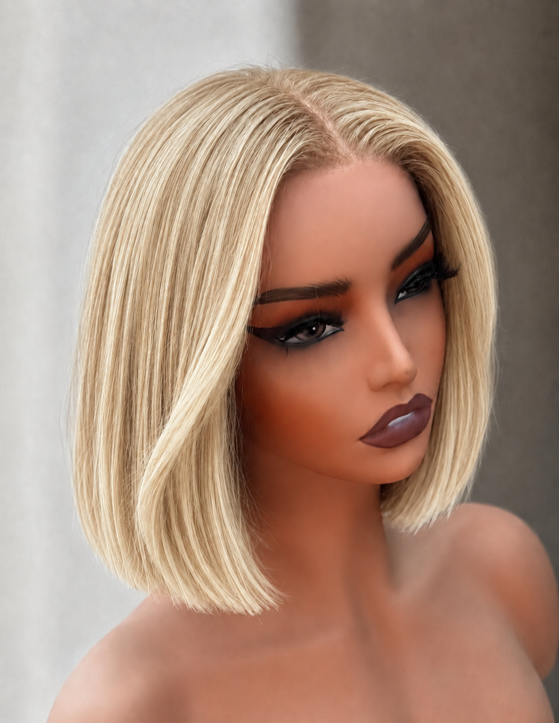 ASHANTI 10 INCH BOB - Blonde - Human Hair Wig