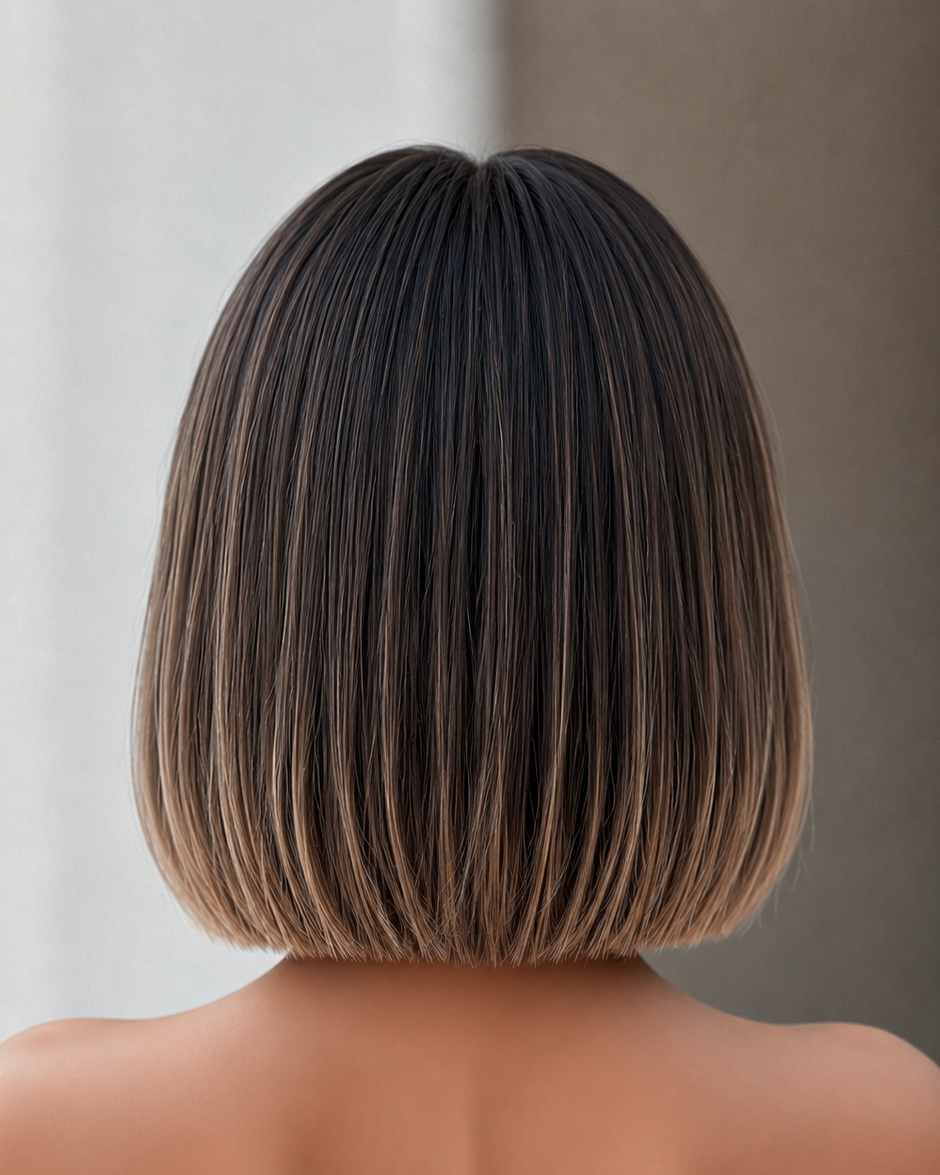 DOVE 10 INCH BOB - Ombre Bronde - Human Hair Wig