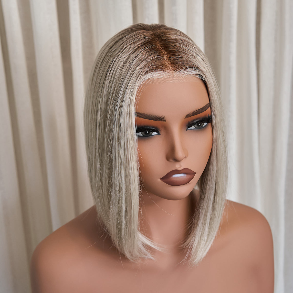 Genesis Hand Tied™ 10" Bob - Soft Linen Blonde