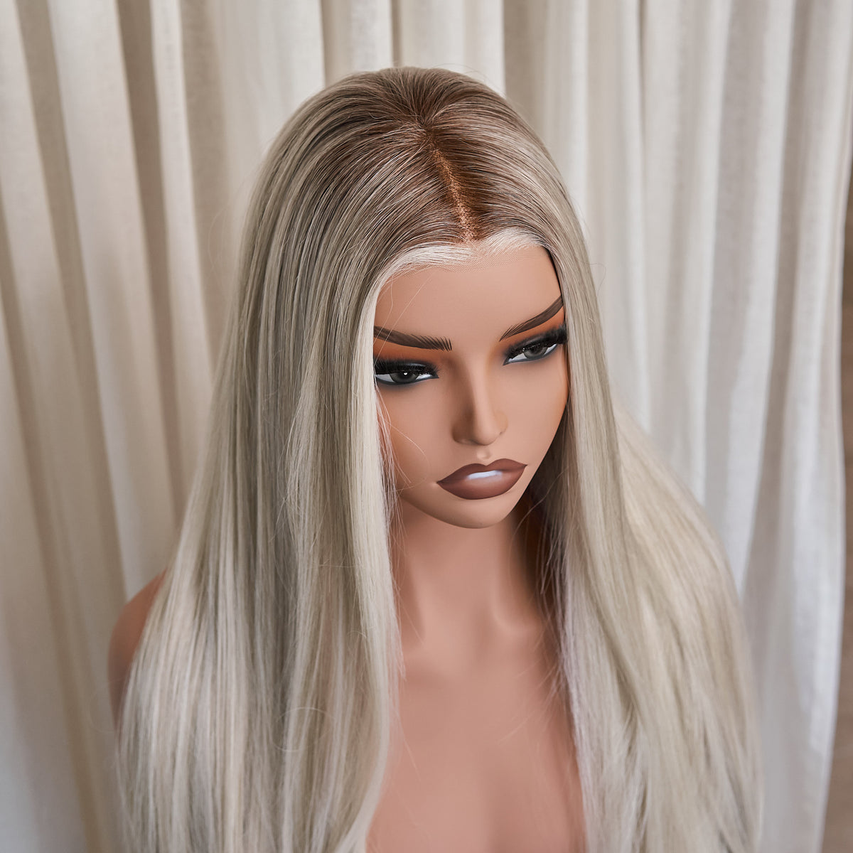 Genesis Hand Tied™ 22" Wig - Soft Linen Blonde