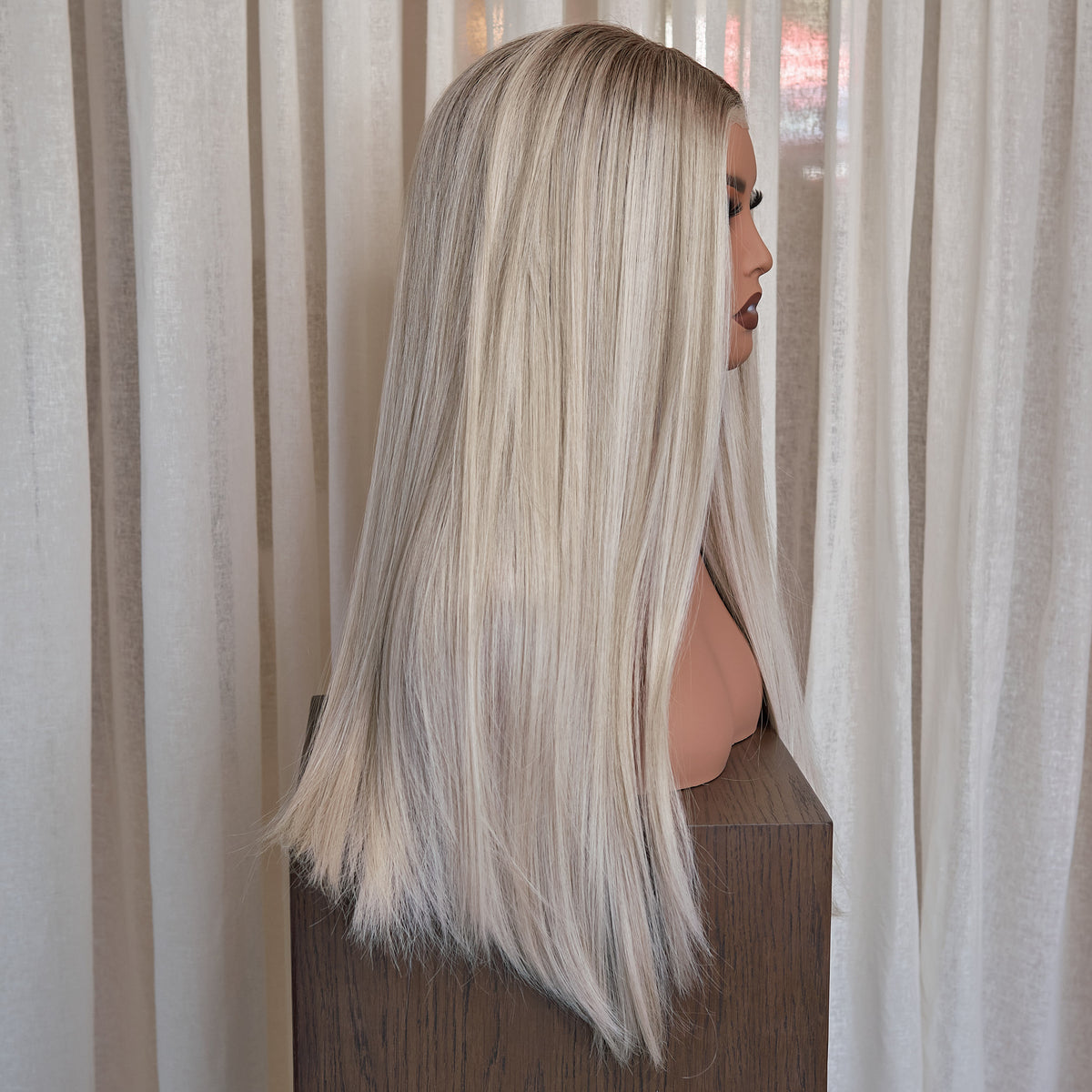 Genesis Hand Tied™ 22" Wig - Soft Linen Blonde