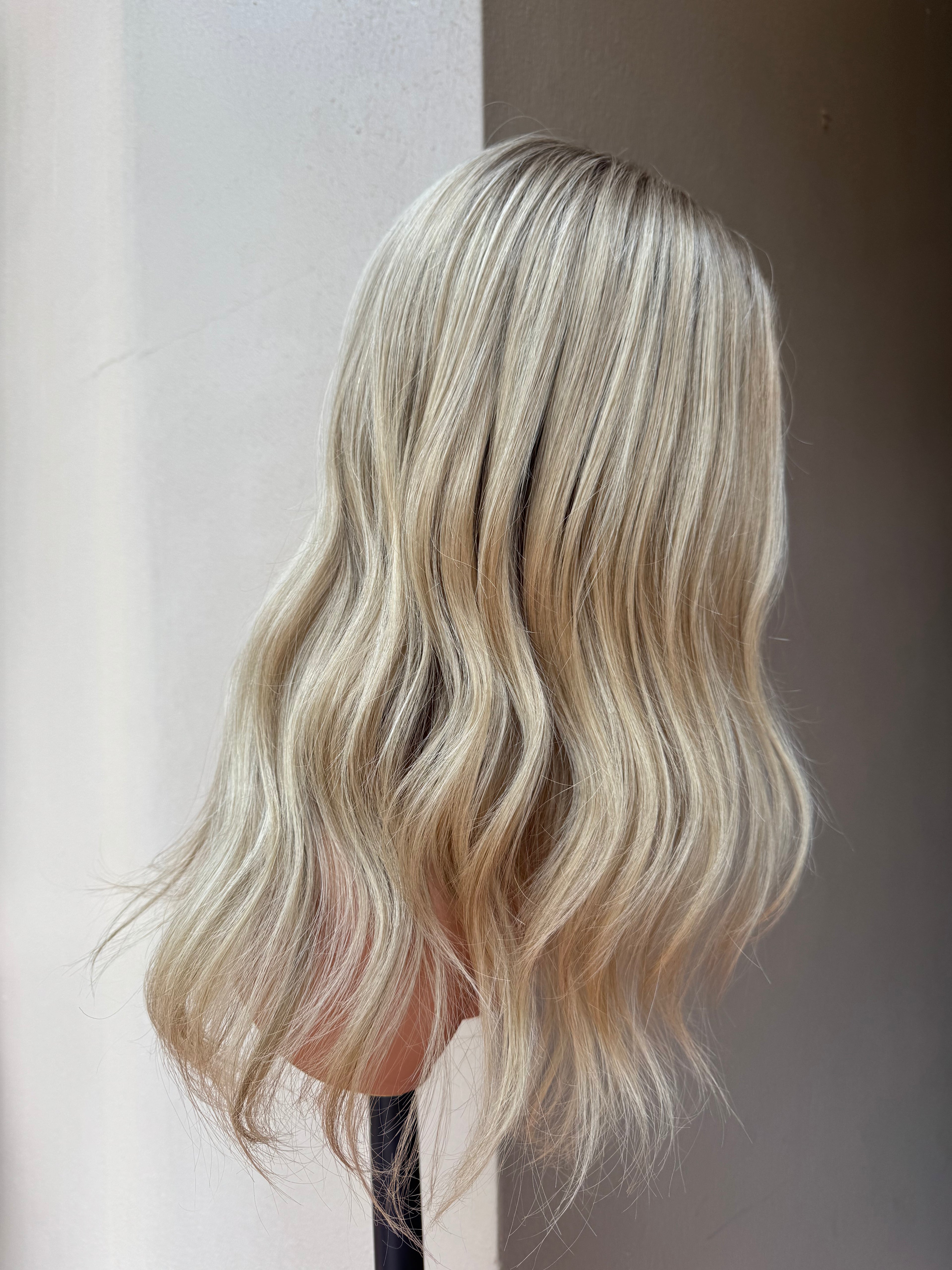 LUCIA BOB - Lived In Blonde - Human Hair Wig | Blonde, 20 Inch, 13x6 Lace Front, Human Hair | Milk & Honey Wigs