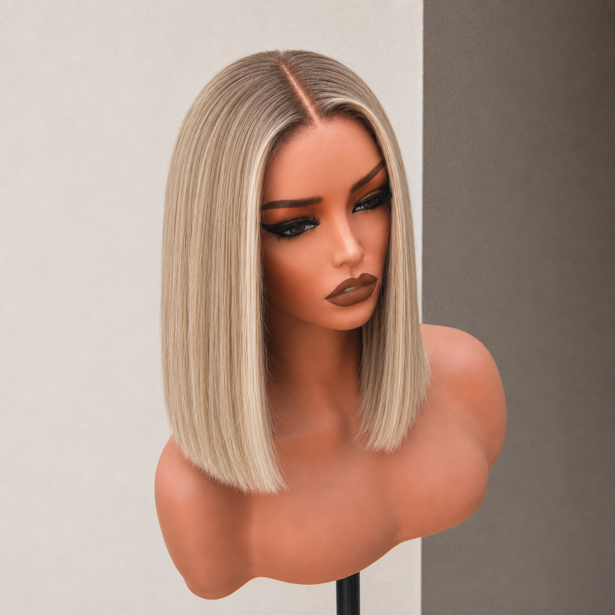 LOLA lived in blonde human hair lace front wig | Milk & Honey Wigs