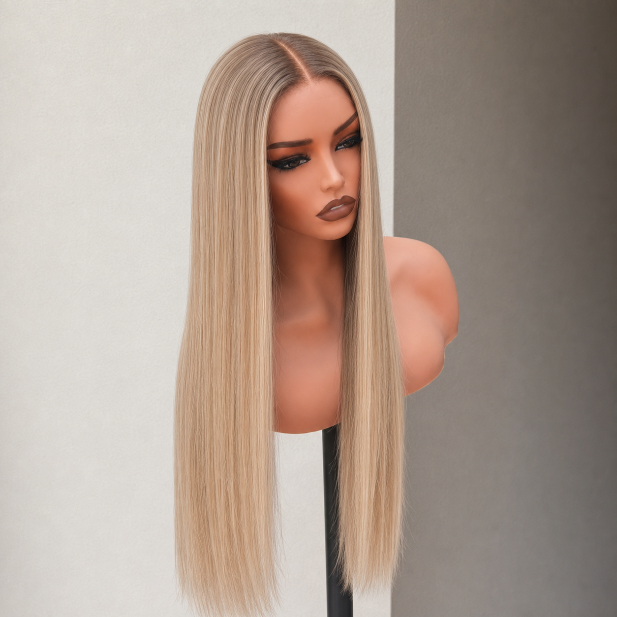 LOLA lived in blonde human hair lace front wig | Milk & Honey Wigs