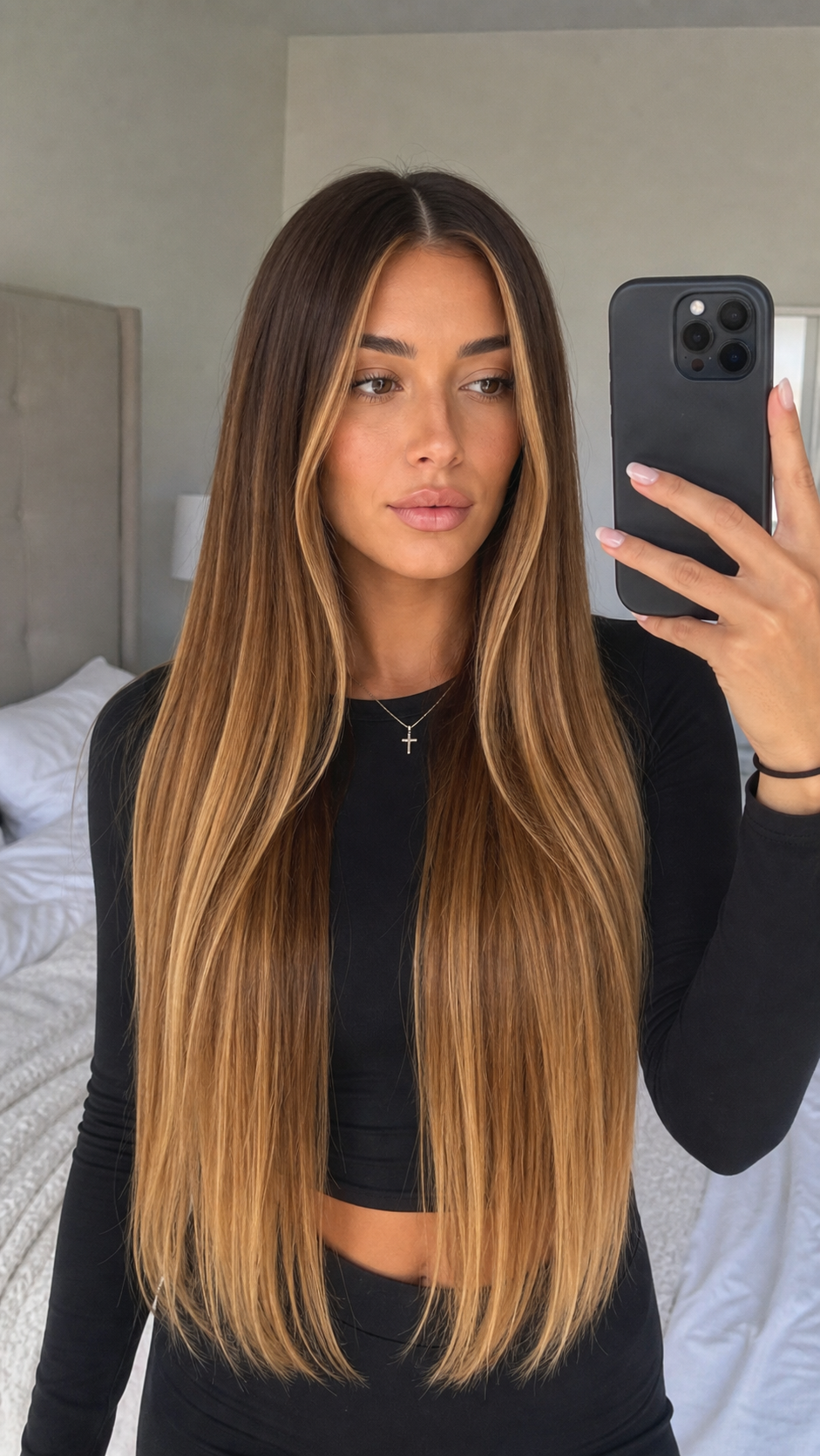 LORELEI 26 INCH BOB - Ombre Brown - Human Hair Wig
