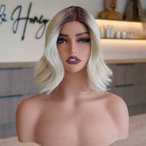 BRIELLA Silk Mono Top Lace Front Wig