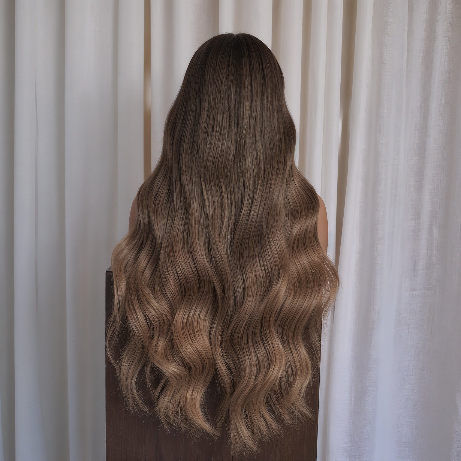 JADE 26 INCH - Ombre Bronde - Human Hair Wig