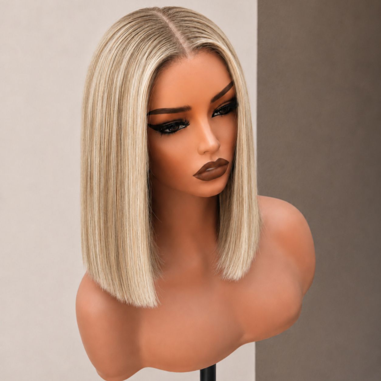 LUCIA 14 INCH - Lived In Blonde - Human Hair Wig