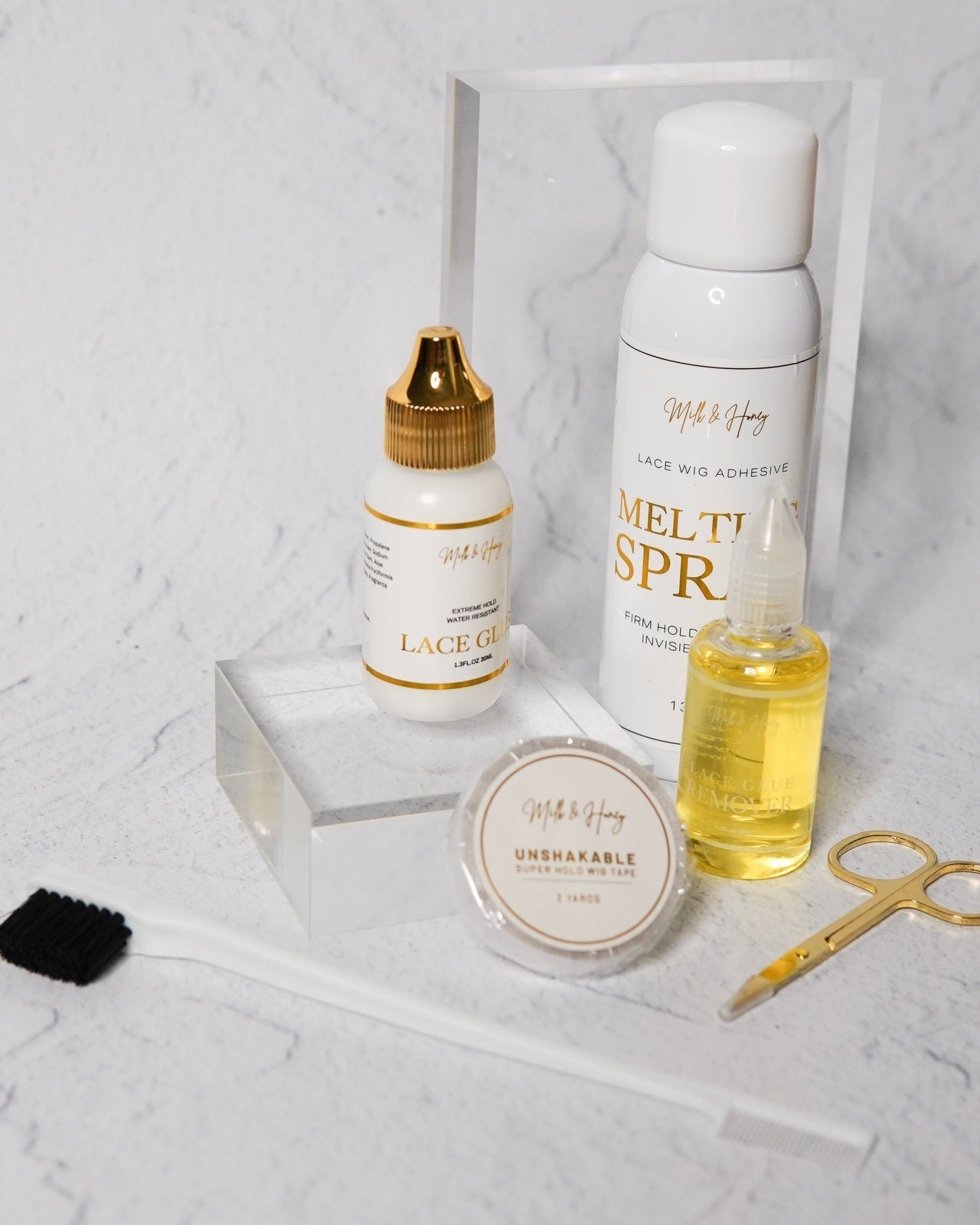 ADHESIVE BUNDLE - Milk & Honey Wigs