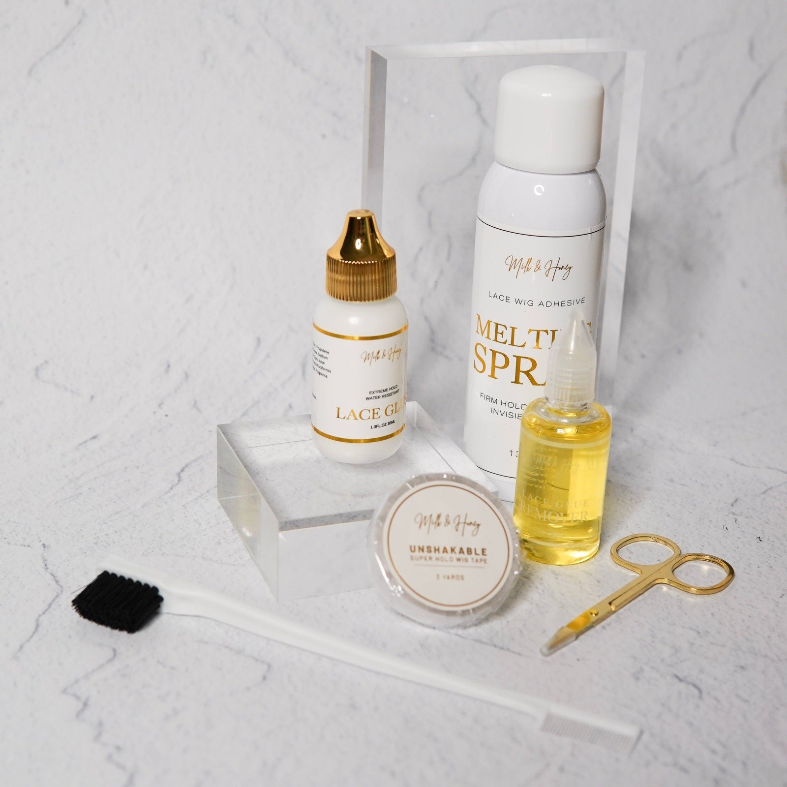 ADHESIVE BUNDLE - Milk & Honey Wigs