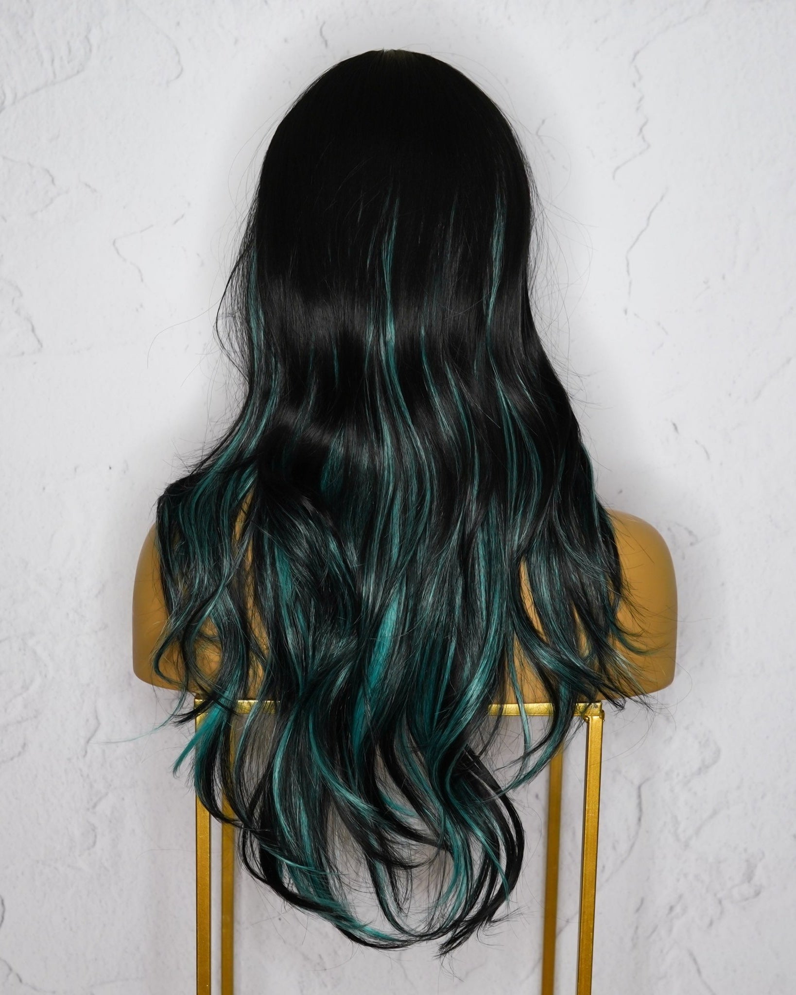 ALEXA Blue Fringe Wig - Milk & Honey Wigs