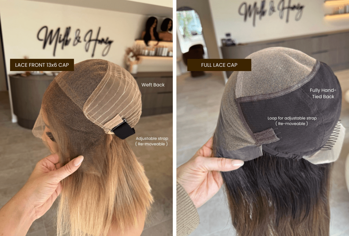 ANEESHA BOB - Ombre Brown - Human Hair Wig - Milk & Honey Wigs