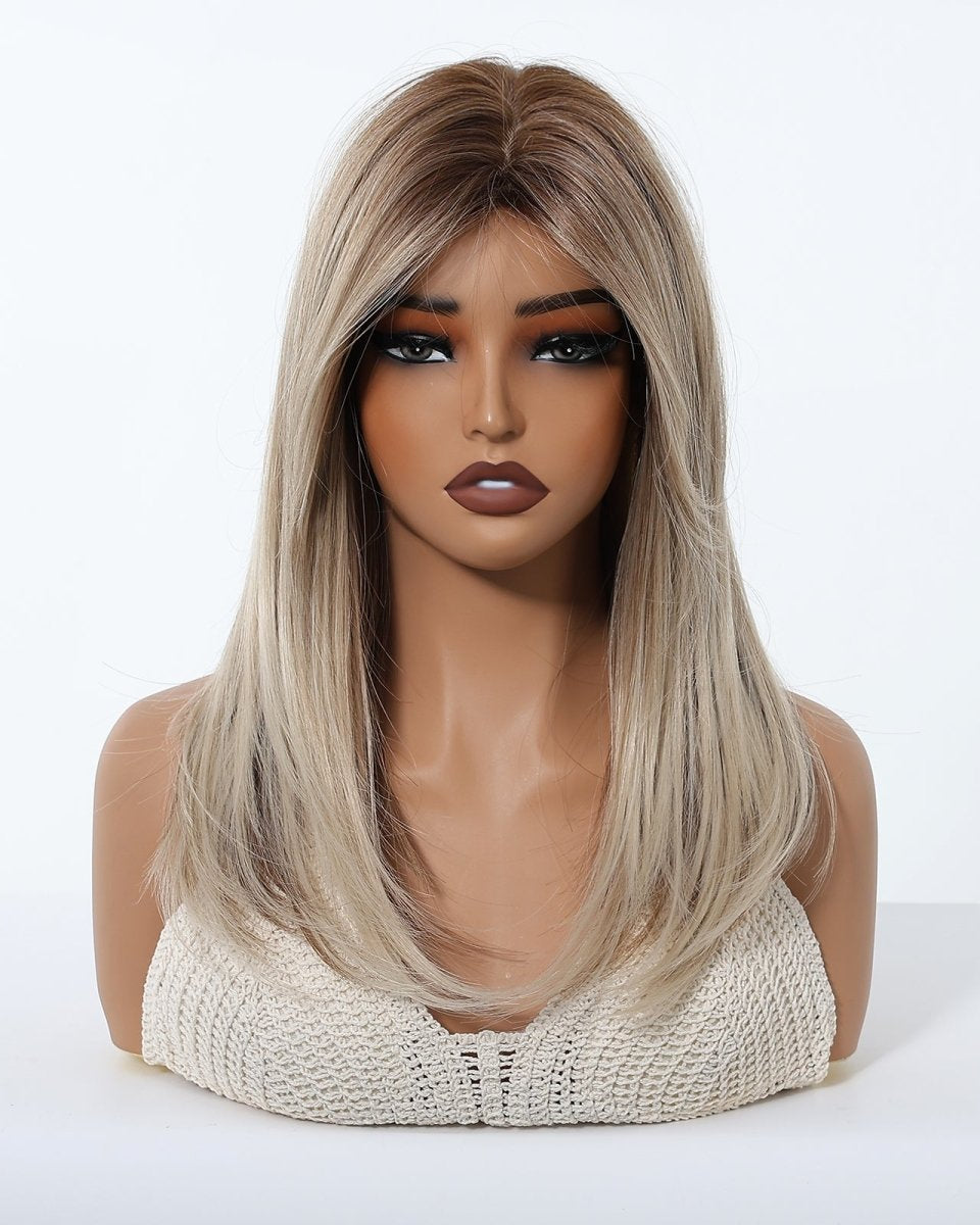 Ash Blonde Balayage with Layers Wig - MARKETPLACE - Milk & Honey Wigs