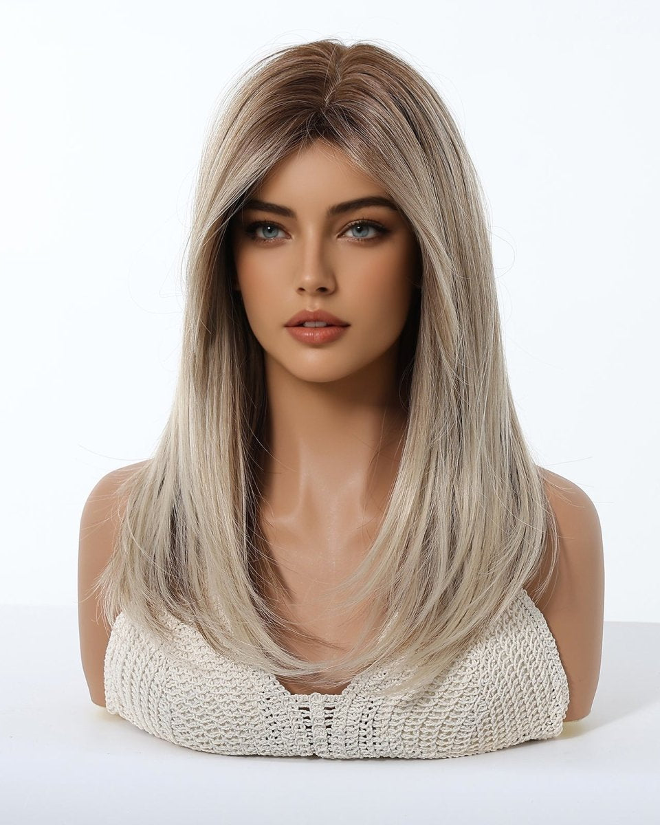 Ash Blonde Balayage with Layers Wig - MARKETPLACE - Milk & Honey Wigs