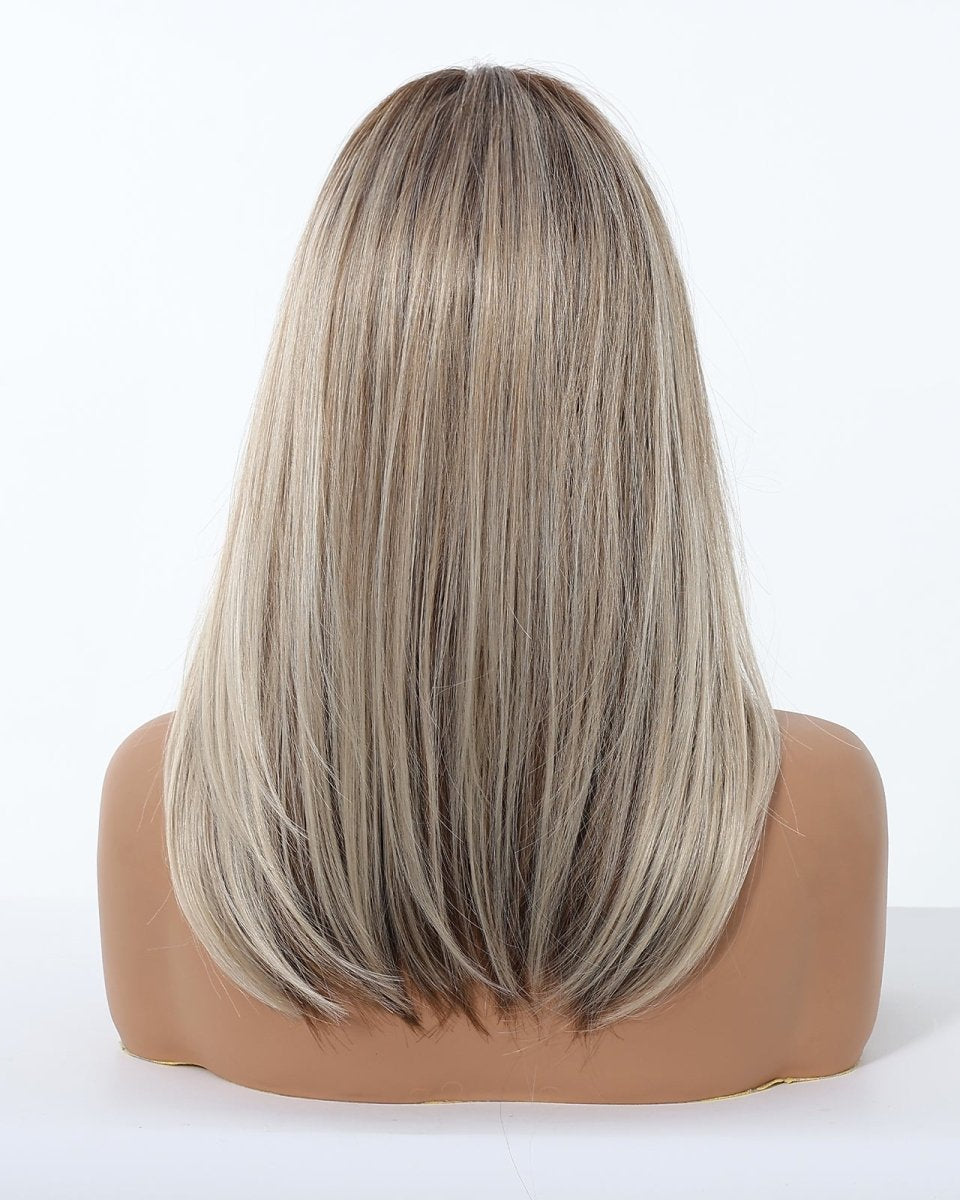 Ash Blonde Balayage with Layers Wig - MARKETPLACE - Milk & Honey Wigs