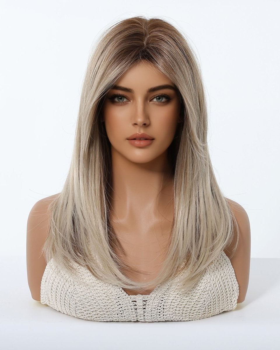 Ash Blonde Balayage with Layers Wig - MARKETPLACE - Milk & Honey Wigs