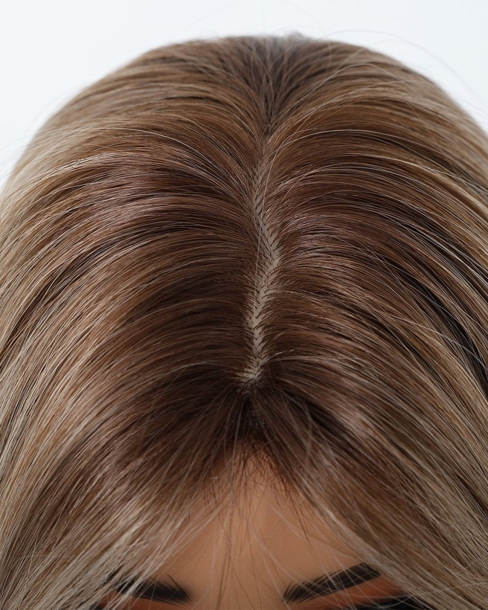 Ash Blonde Balayage with Layers Wig - MARKETPLACE - Milk & Honey Wigs