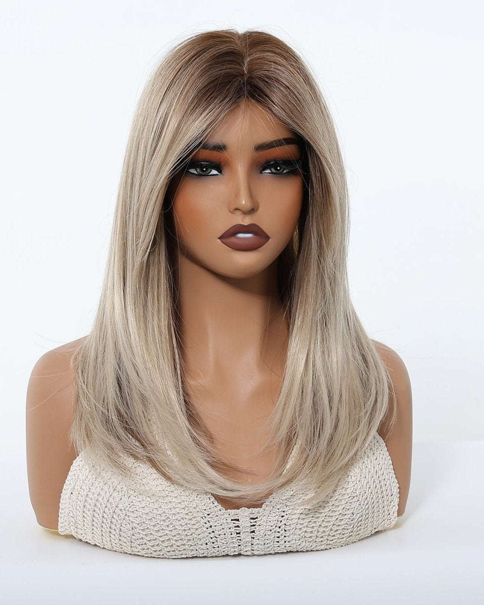 Ash Blonde Balayage with Layers Wig - MARKETPLACE - Milk & Honey Wigs