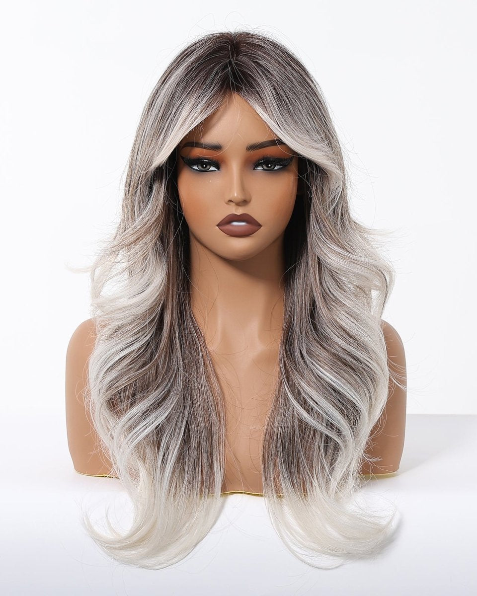 Ash Brown to Platinum Blonde Wig - MARKETPLACE - Milk & Honey Wigs