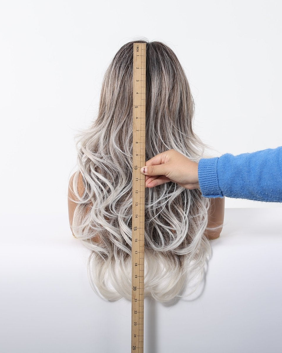 Ash Brown to Platinum Blonde Wig - MARKETPLACE - Milk & Honey Wigs