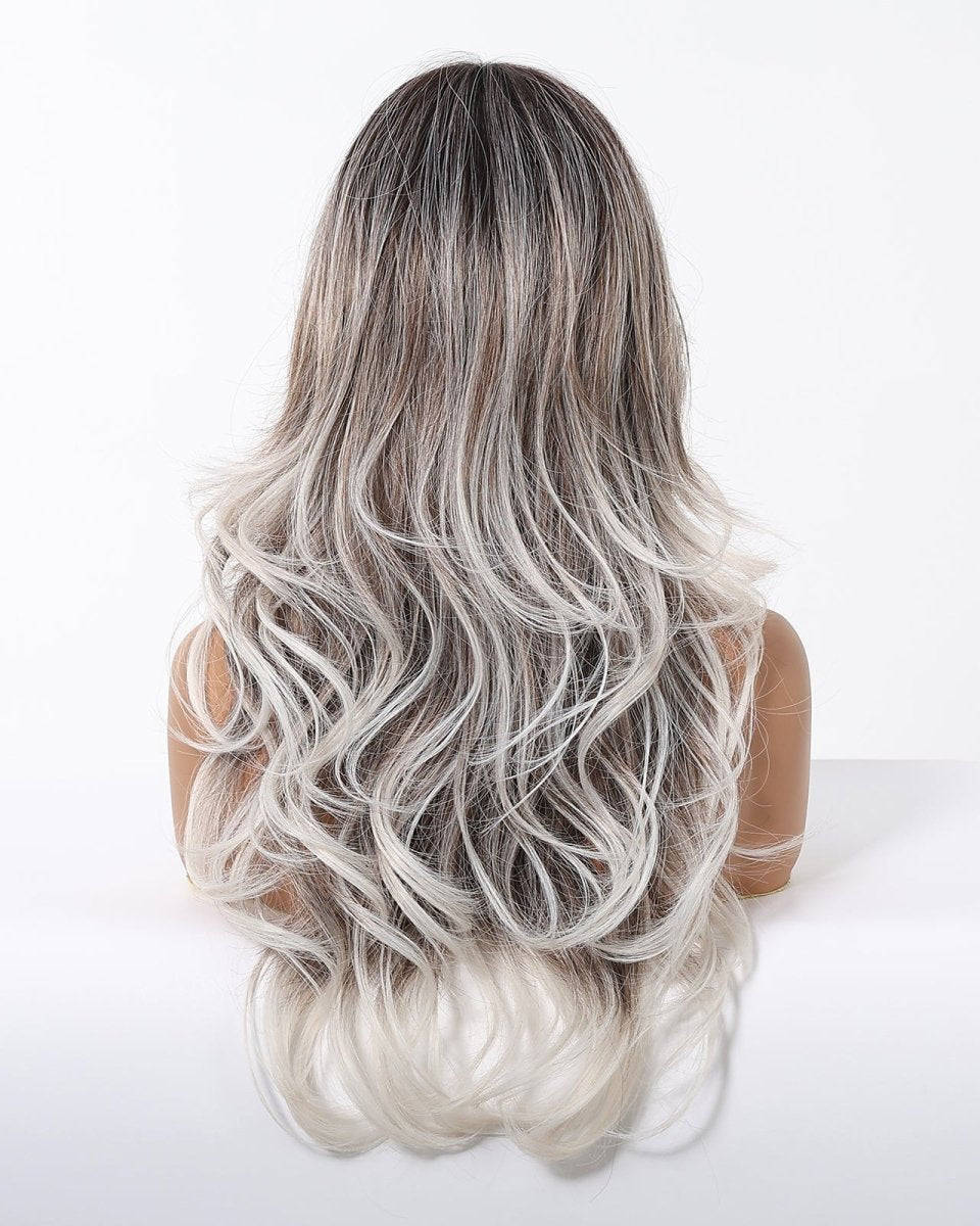 Ash Brown to Platinum Blonde Wig - MARKETPLACE - Milk & Honey Wigs