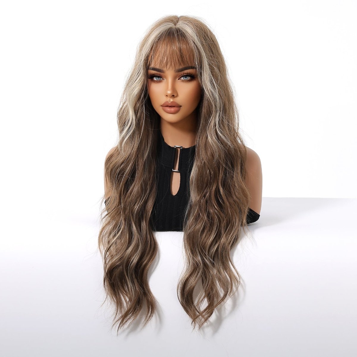 Ash Brown Wavy Wig - MARKETPLACE - Milk & Honey Wigs