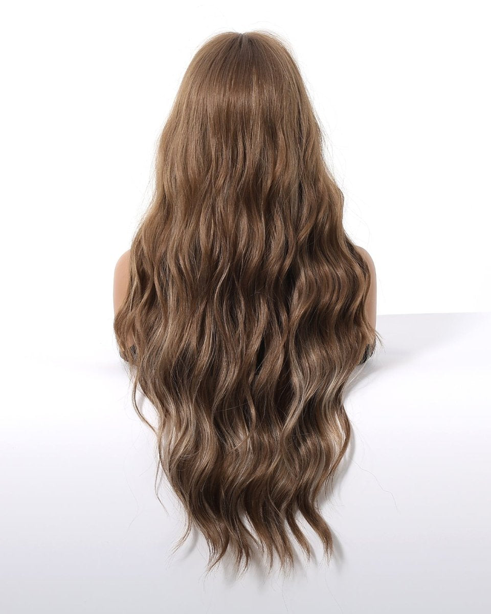 Ash Brown Wavy Wig - MARKETPLACE - Milk & Honey Wigs
