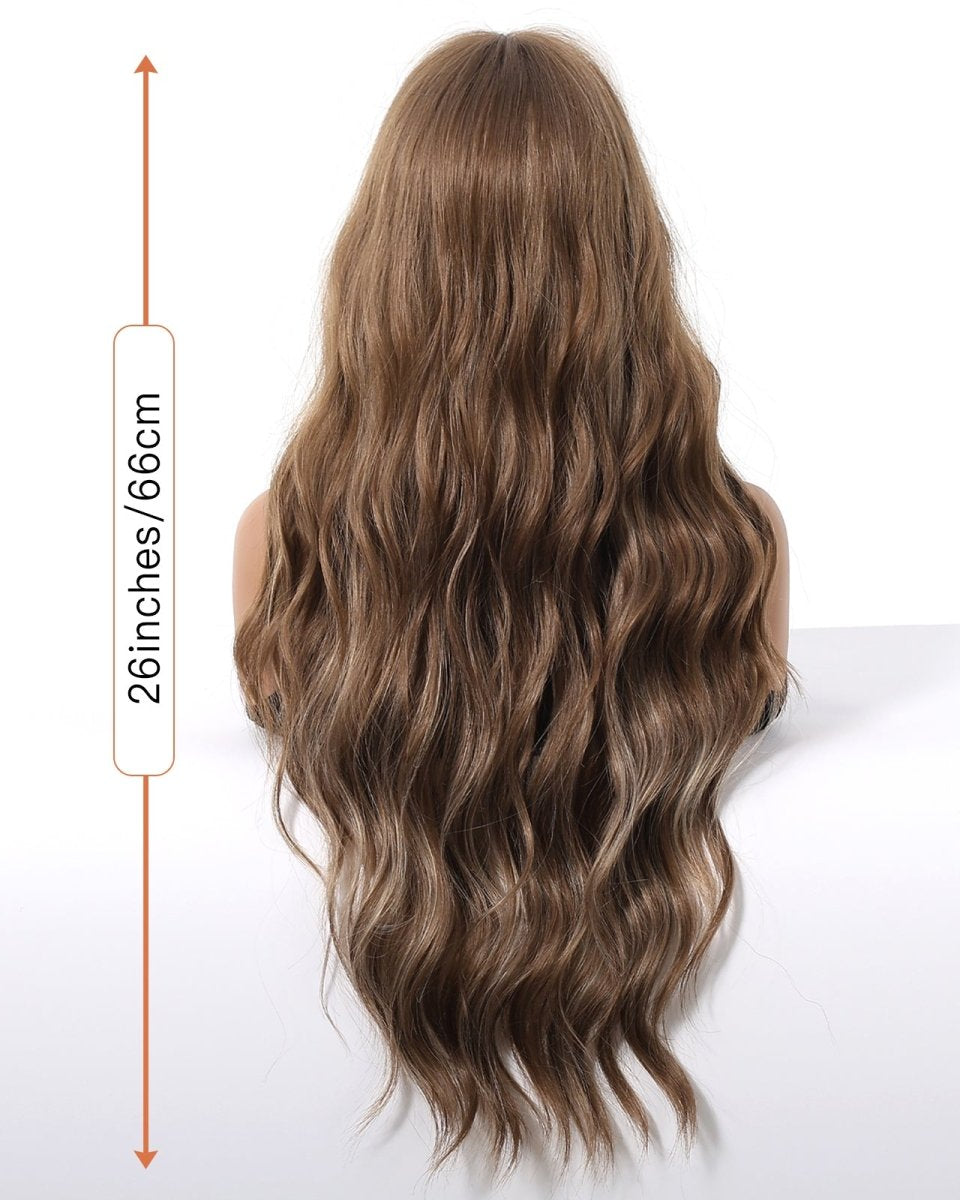 Ash Brown Wavy Wig - MARKETPLACE - Milk & Honey Wigs