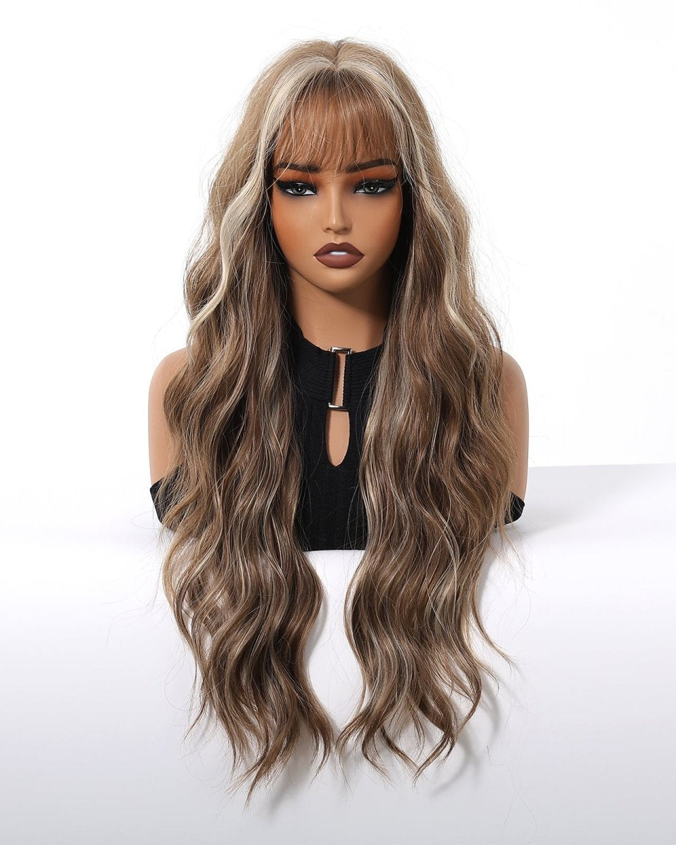 Ash Brown Wavy Wig - MARKETPLACE - Milk & Honey Wigs