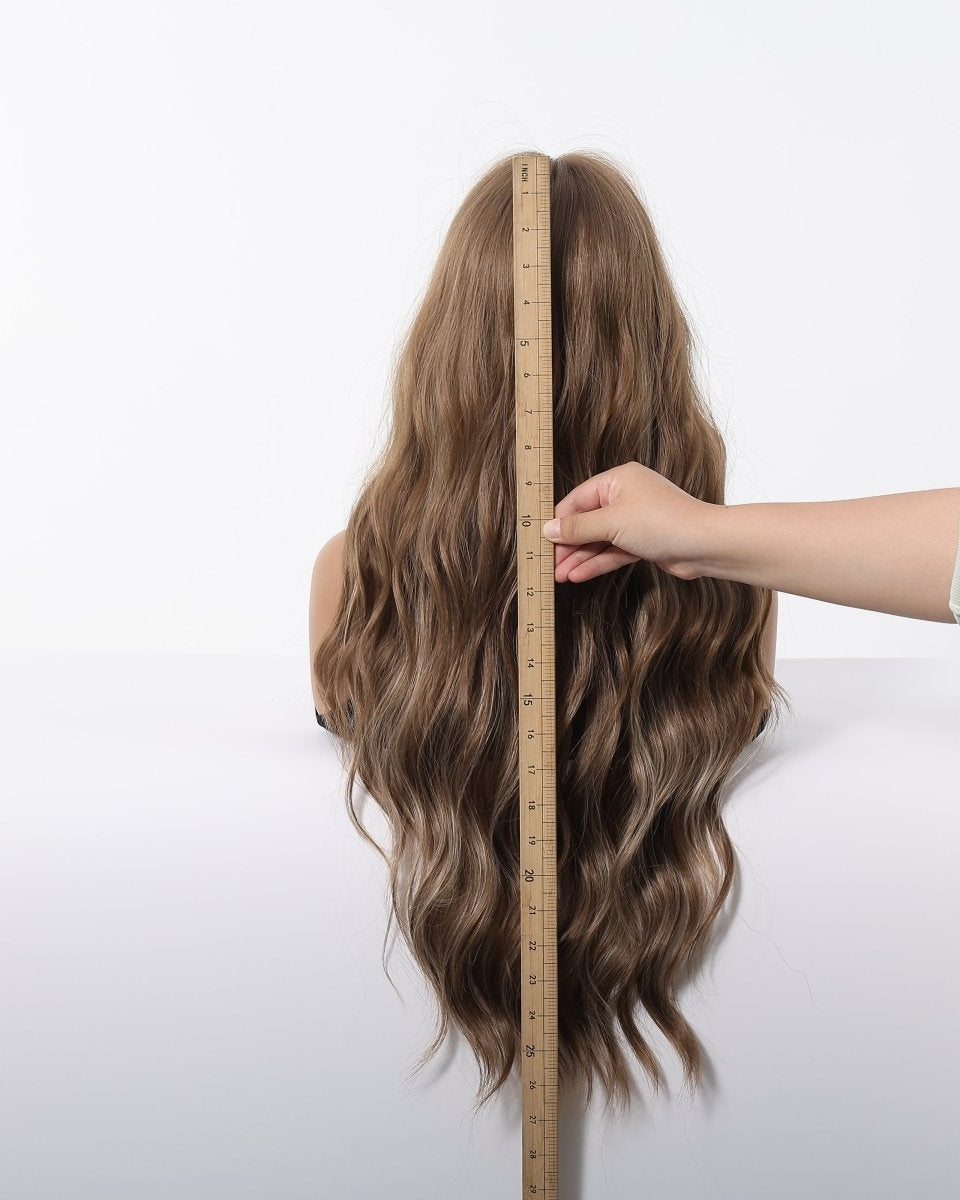 Ash Brown Wavy Wig - MARKETPLACE - Milk & Honey Wigs