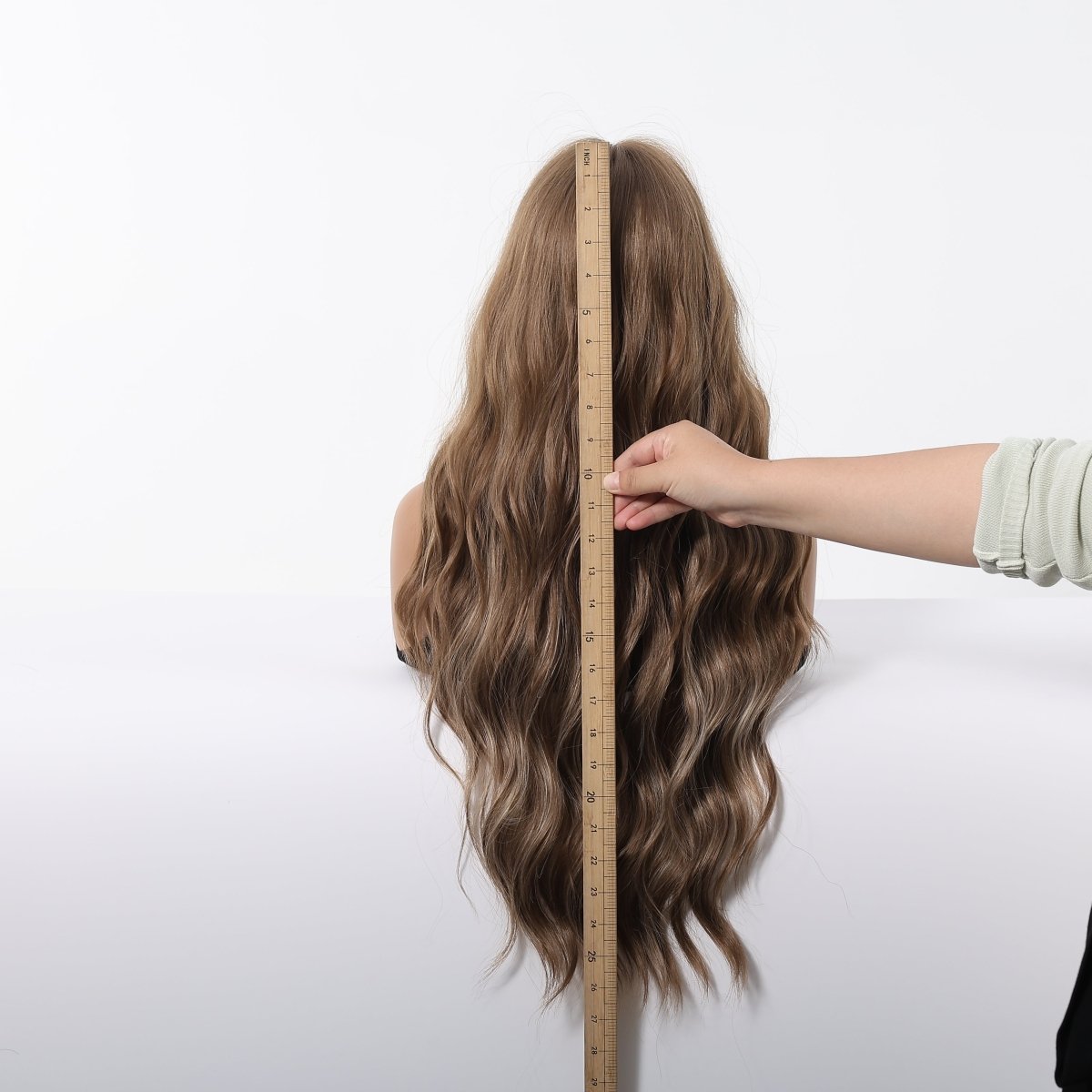 Ash Brown Wavy Wig - MARKETPLACE - Milk & Honey Wigs