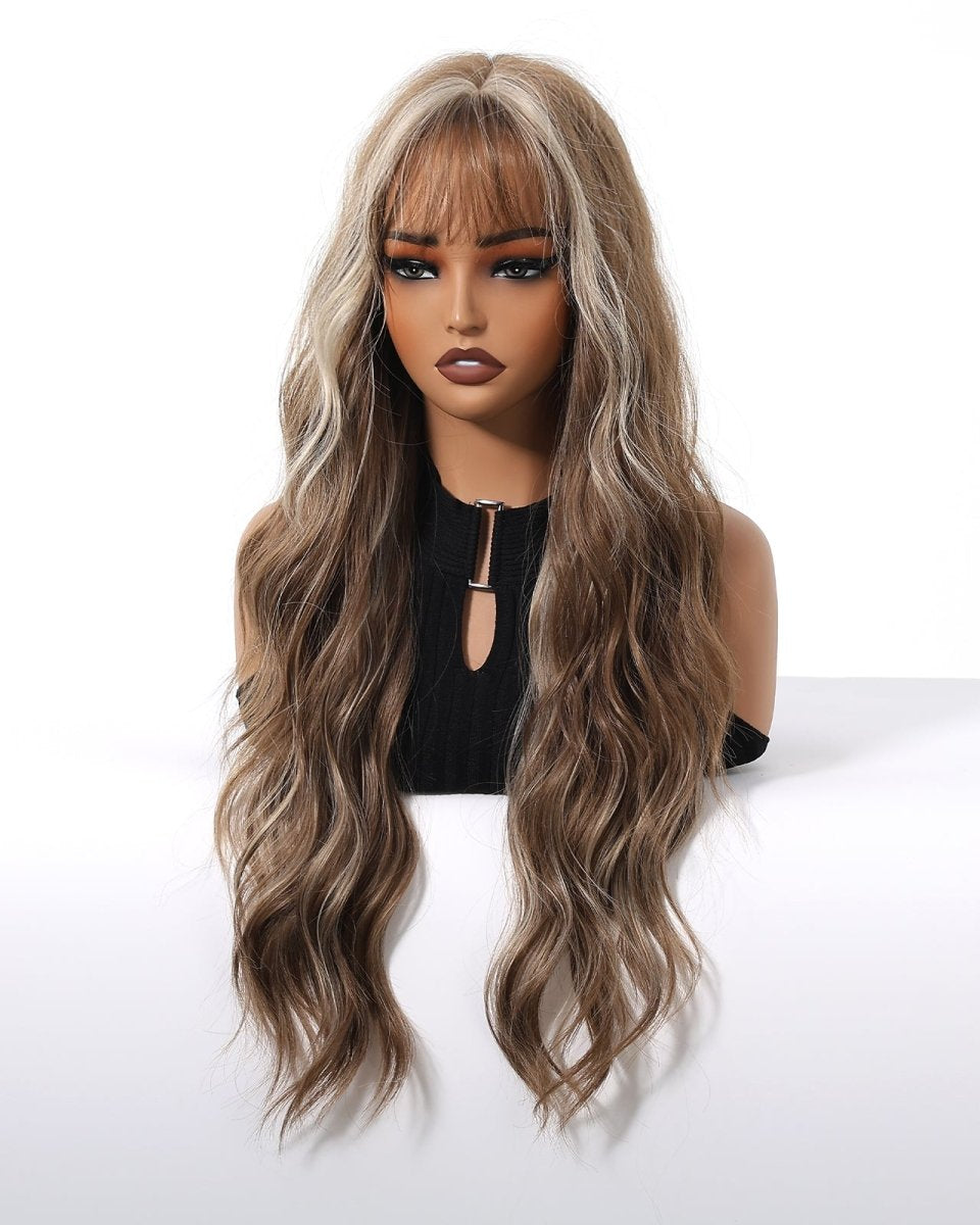 Ash Brown Wavy Wig - MARKETPLACE - Milk & Honey Wigs