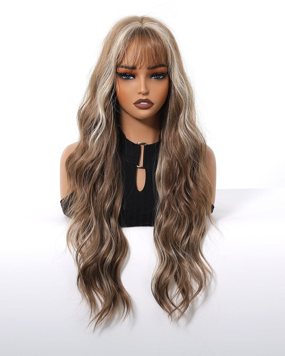 Ash Brown Wavy Wig - MARKETPLACE - Milk & Honey Wigs
