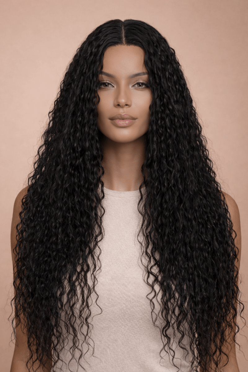 ATHENA - Black - Lace Front Wig - Milk & Honey Wigs