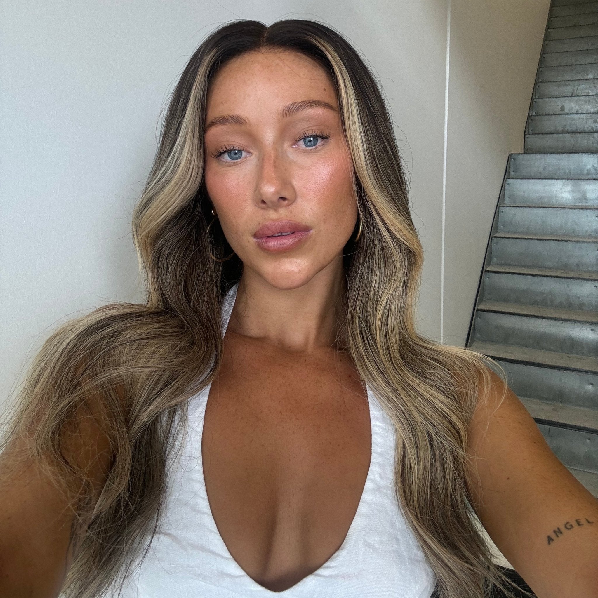 BIA - Ombre Brown - Human Hair Wig | Brown, 22 Inch, 13x6 Lace Front, Human Hair | Milk & Honey Wigs