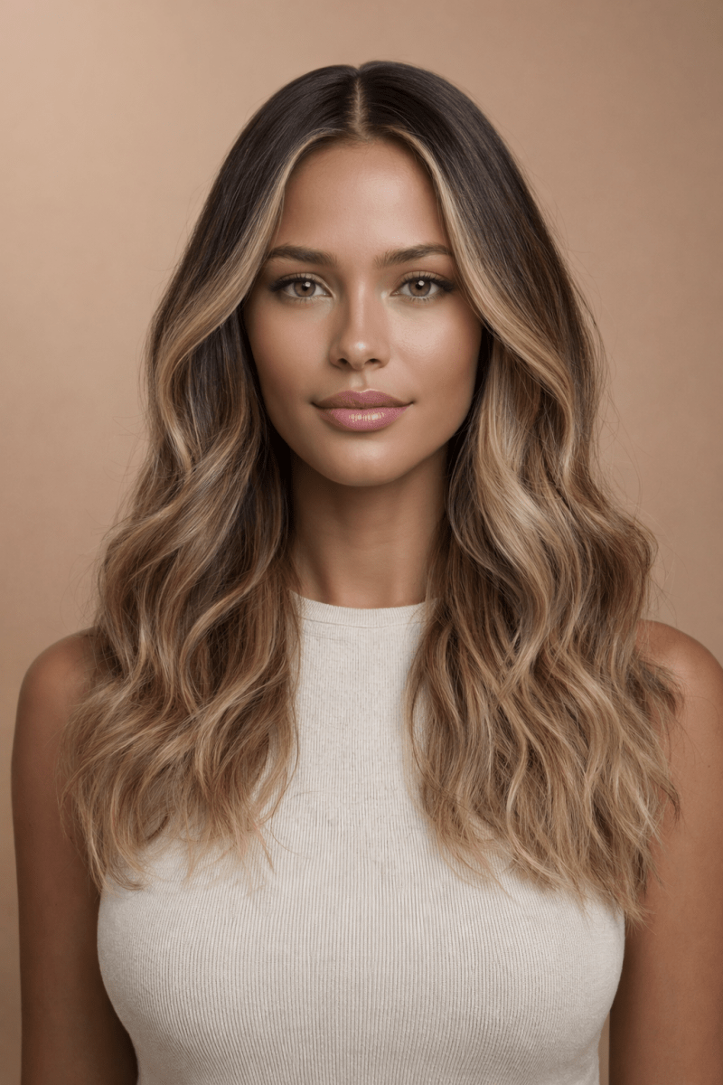 BIA - Ombre Brown - Human Hair Wig - Milk & Honey Wigs