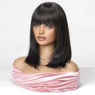 Black Mid - Length Wig - MARKETPLACE - Milk & Honey Wigs
