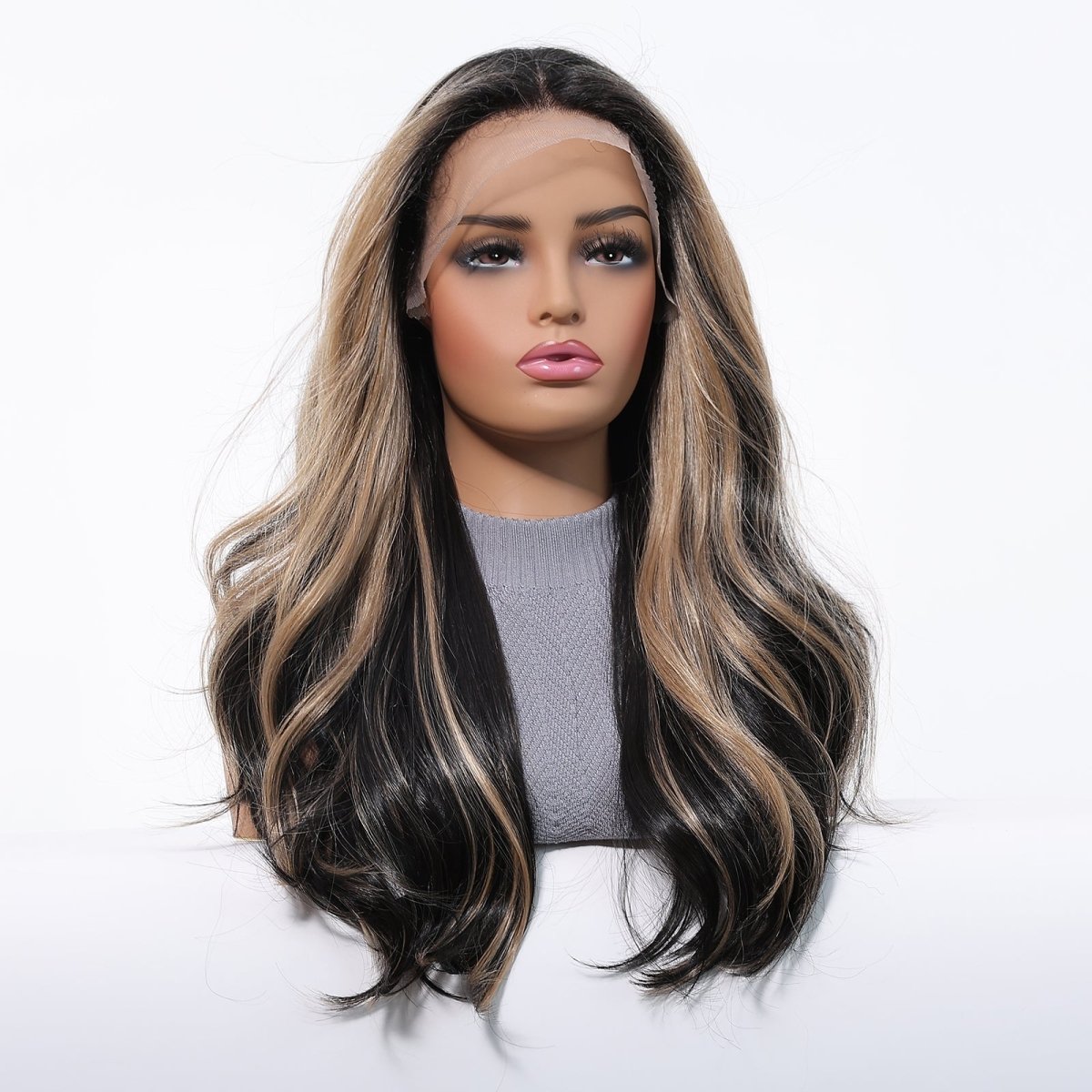 Blonde & Black 13x6 Lace Front Wig - MARKETPLACE - Milk & Honey Wigs