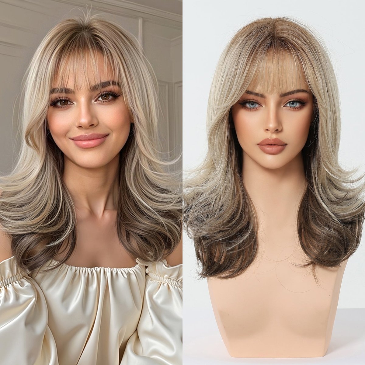 Blonde Layered Wig - MARKETPLACE - Milk & Honey Wigs