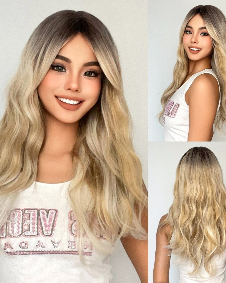 Blonde Ombre Wavy Wig - MARKETPLACE - Milk & Honey Wigs
