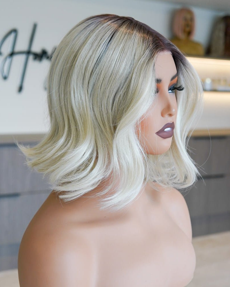 BRIELLA Silk Mono Top Lace Front Wig - Milk & Honey Wigs