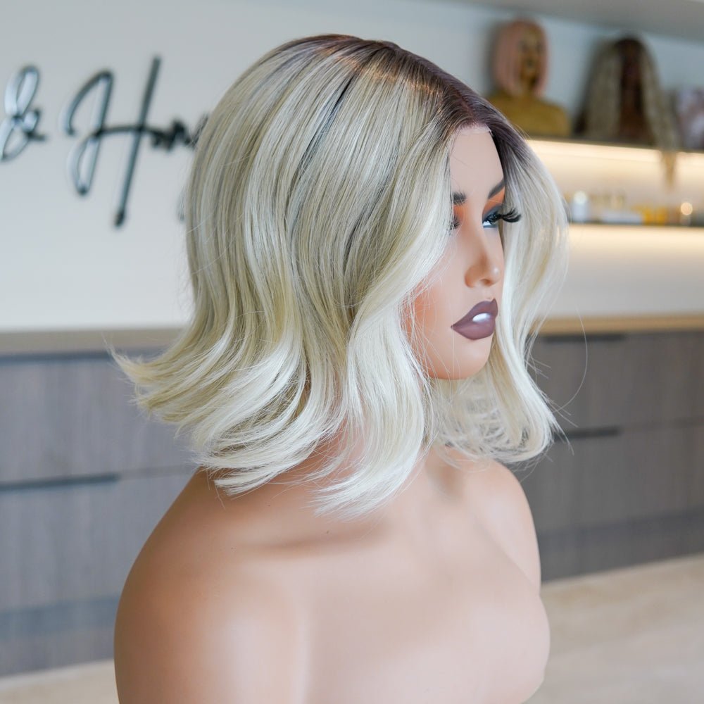 BRIELLA Silk Mono Top Lace Front Wig - Milk & Honey Wigs