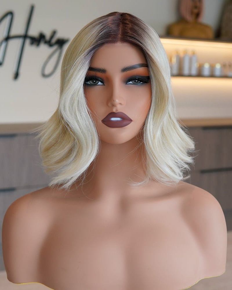 BRIELLA Silk Mono Top Lace Front Wig - Milk & Honey Wigs
