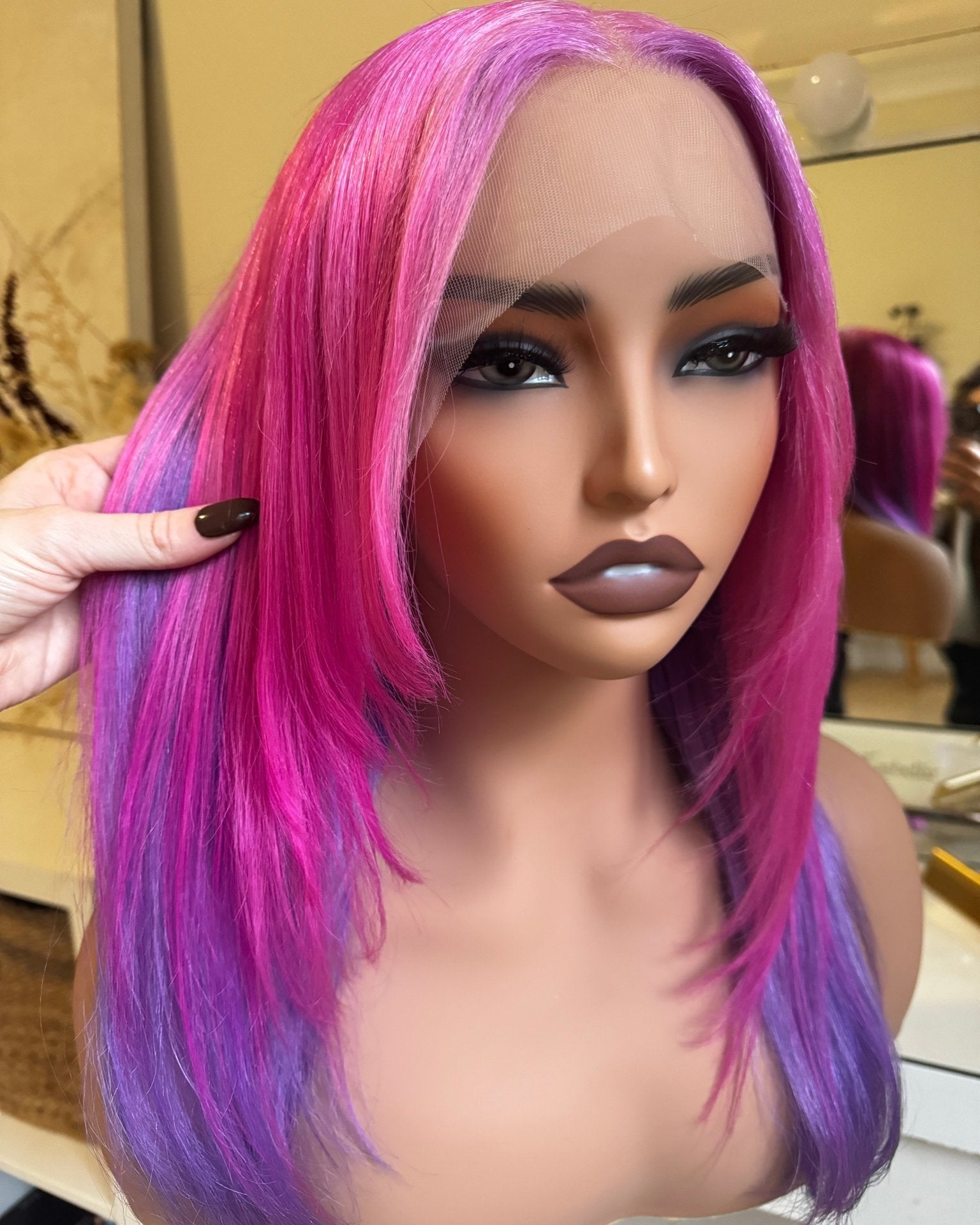 BUBBLE 13x4 Human Hair Lace Front Wig **READY TO SHIP** - Milk & Honey Wigs