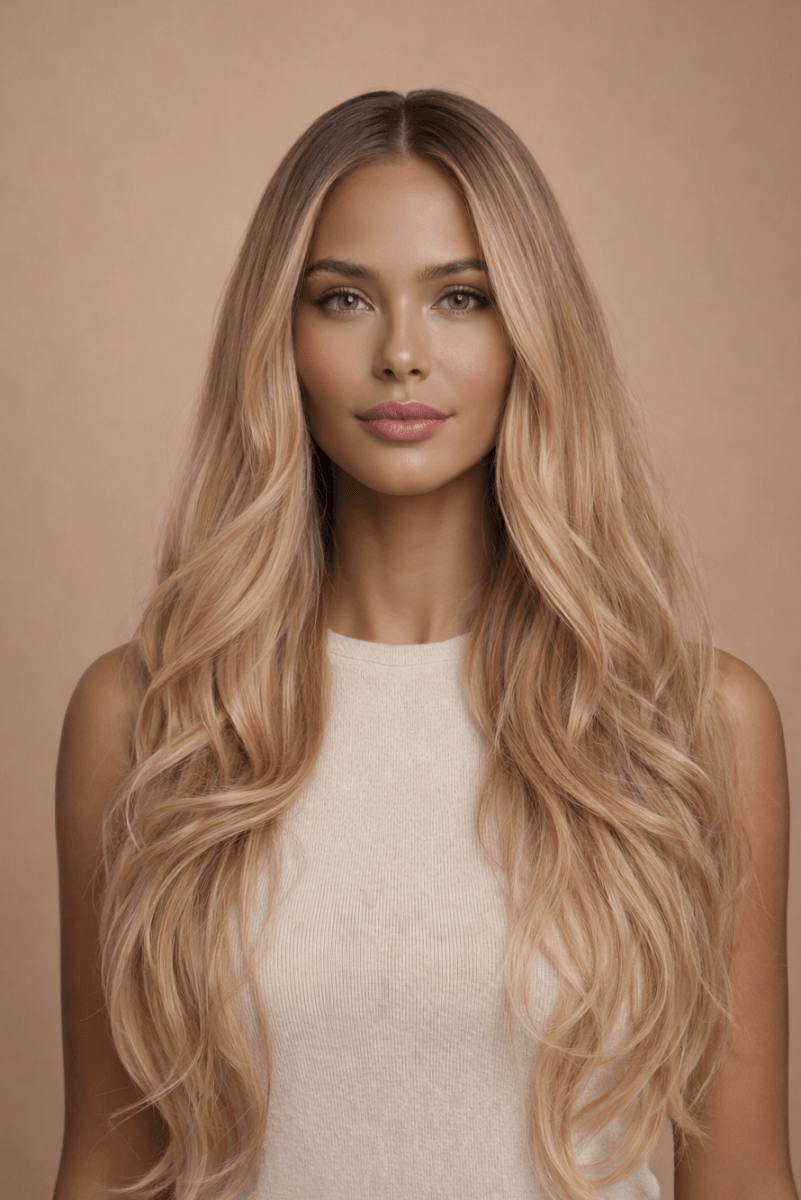 CASANDRA - Ombre Blonde - Lace Front Wig - Milk & Honey Wigs