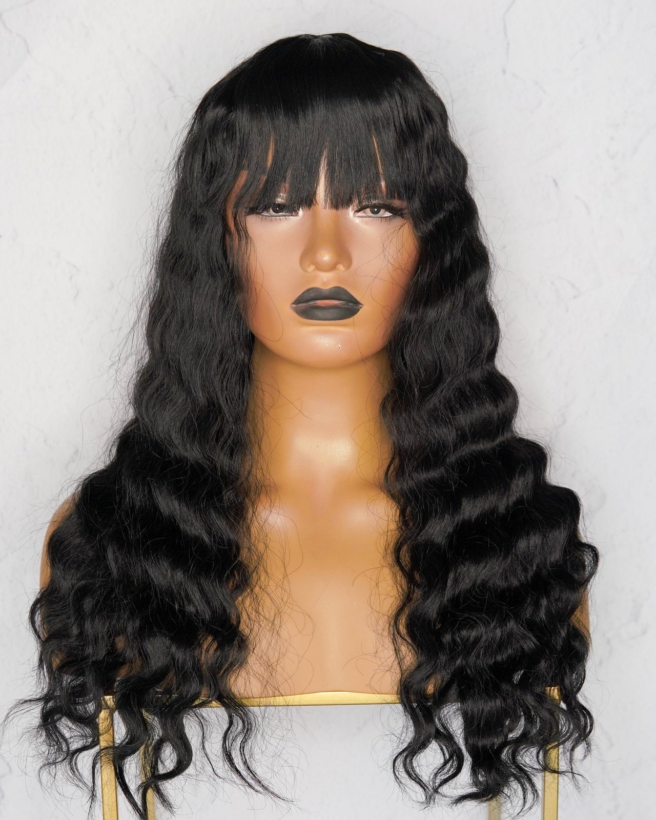 CHELSEA Black Fringe Wig - Milk & Honey Wigs