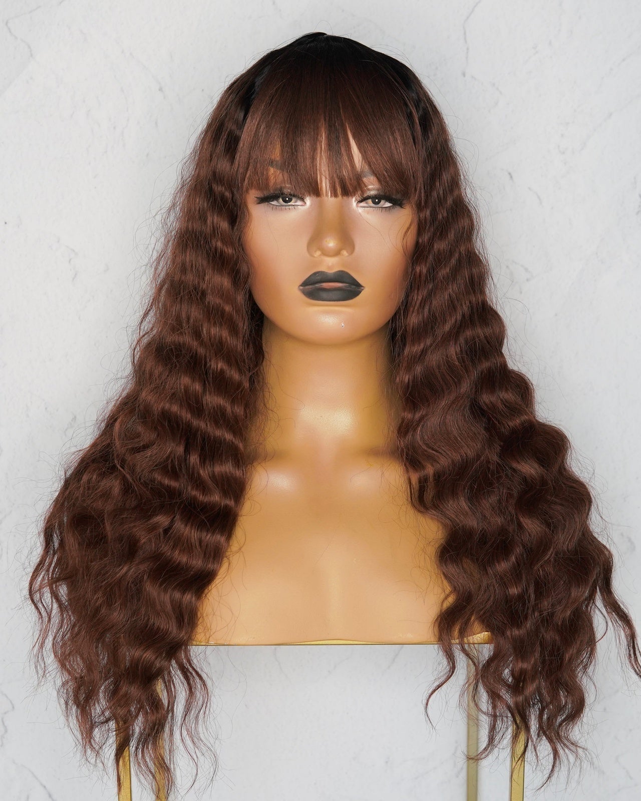 CHELSEA Chocolate Fringe Wig - Milk & Honey Wigs