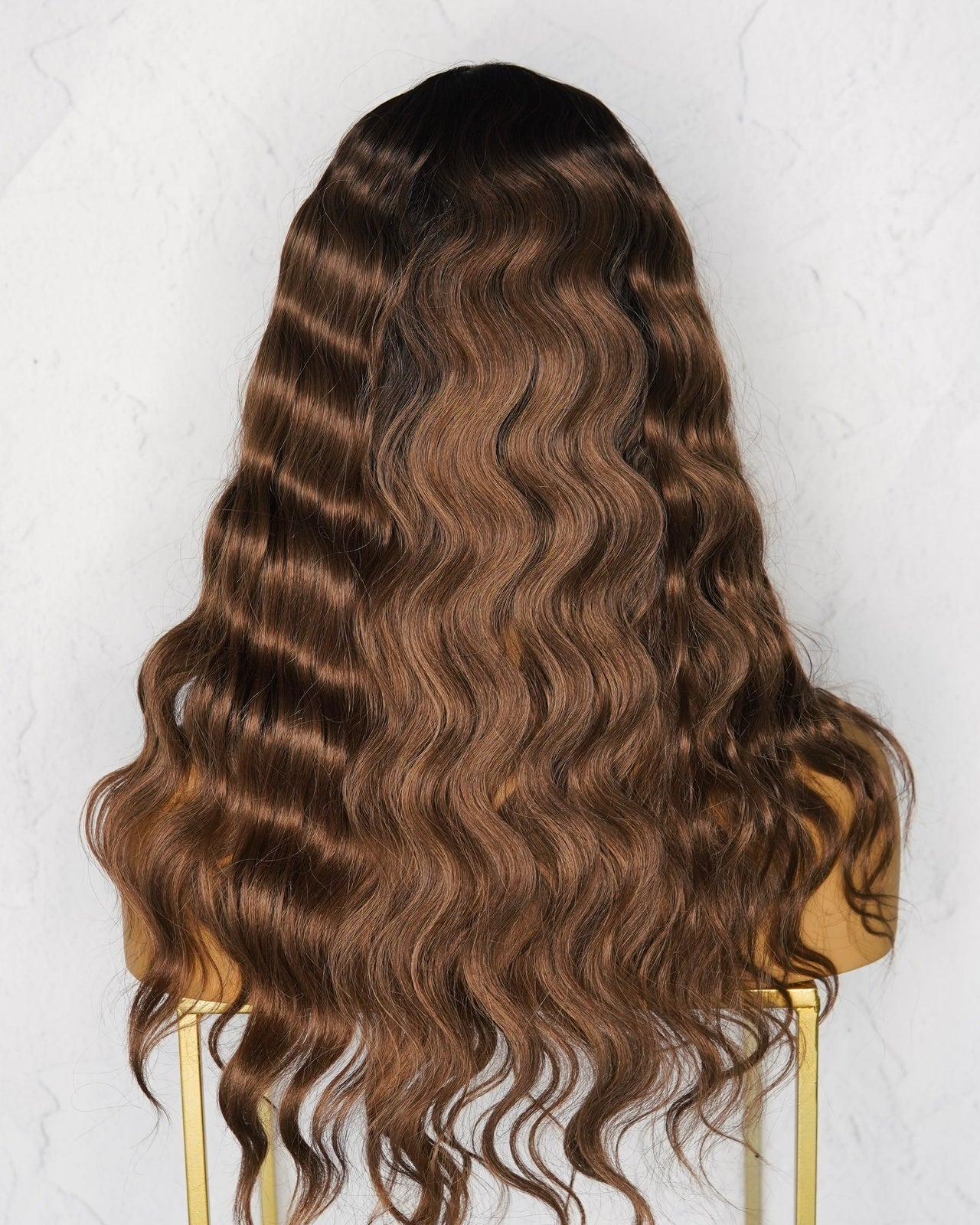 CHELSEA Dark Chocolate Brown Fringe Wig - Milk & Honey Wigs